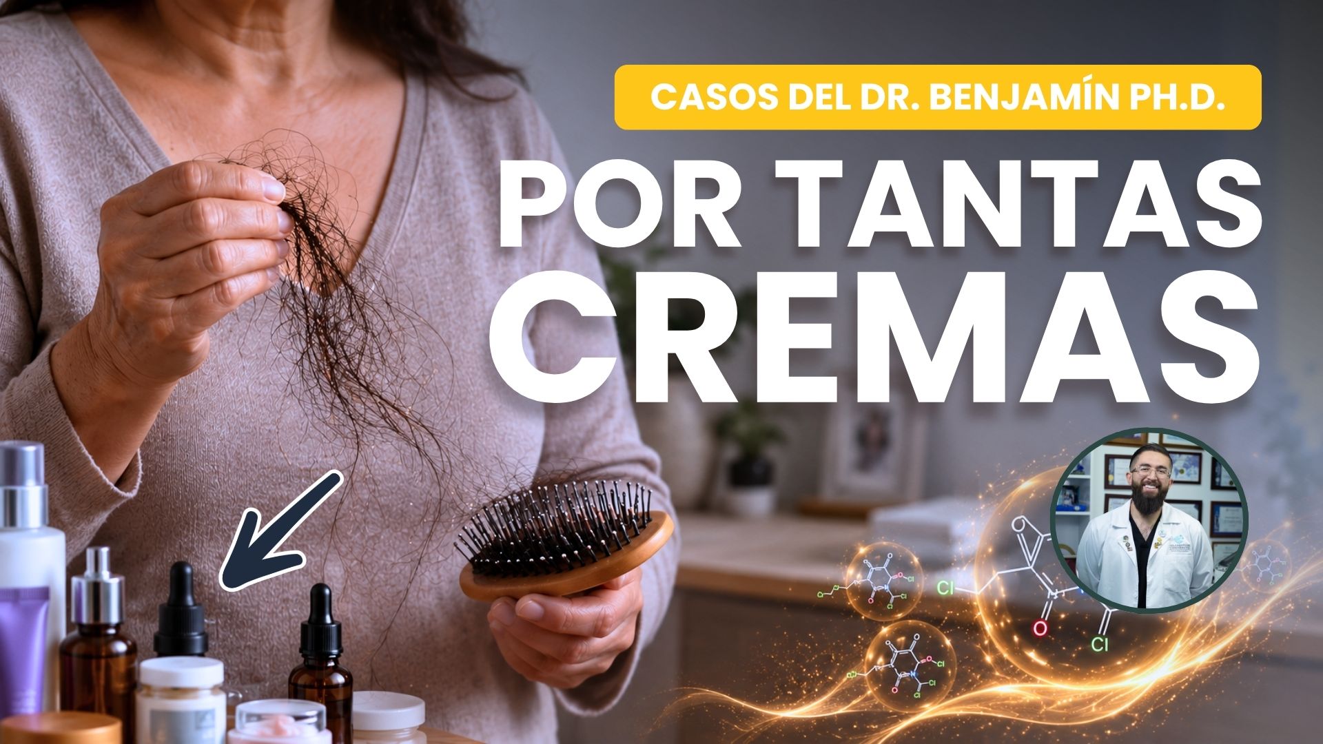 Se le cayó el Pelo por usar tantas Cremas